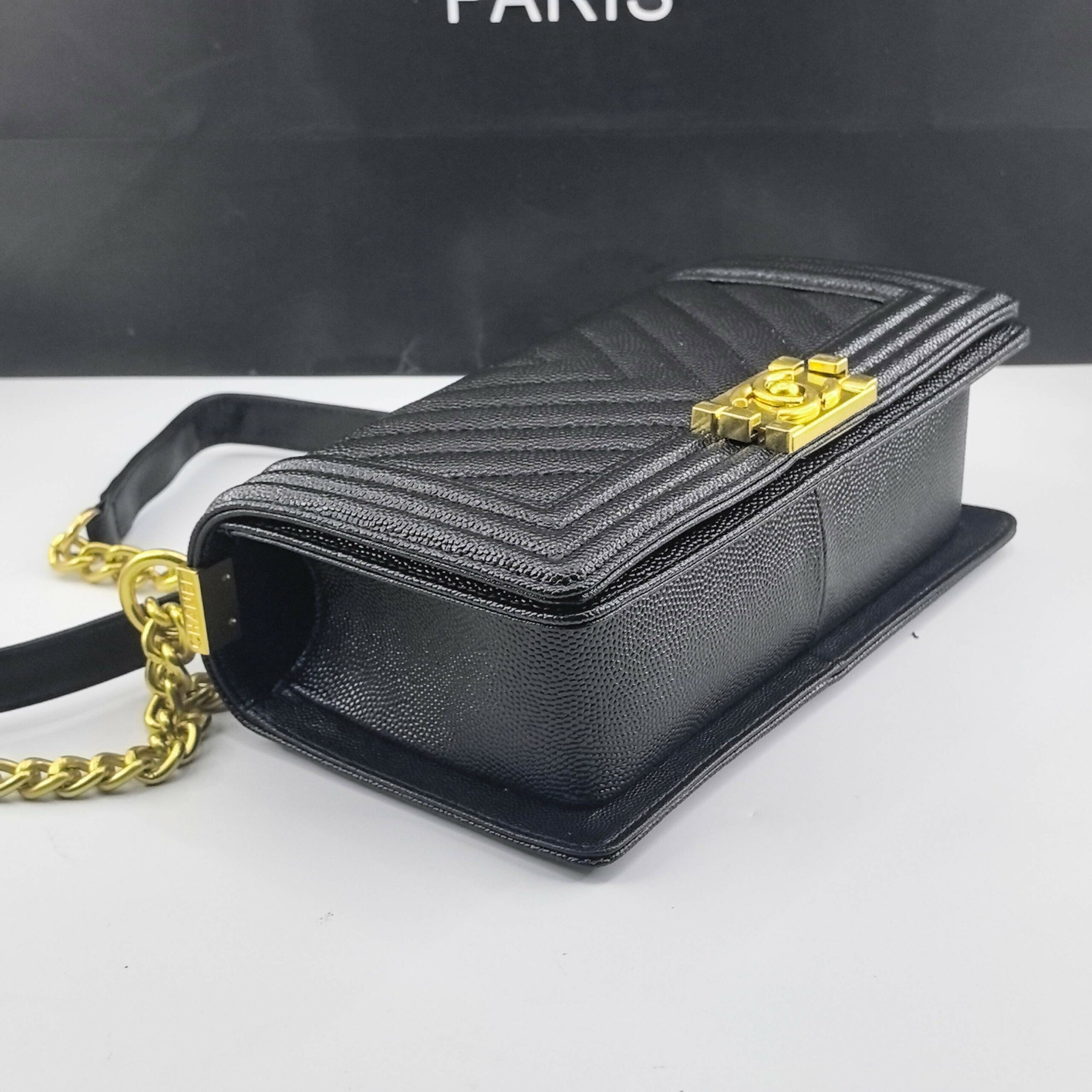 CN Boy HandBag Black For Women A67086 CN Boy HandBag Black For Women A67086