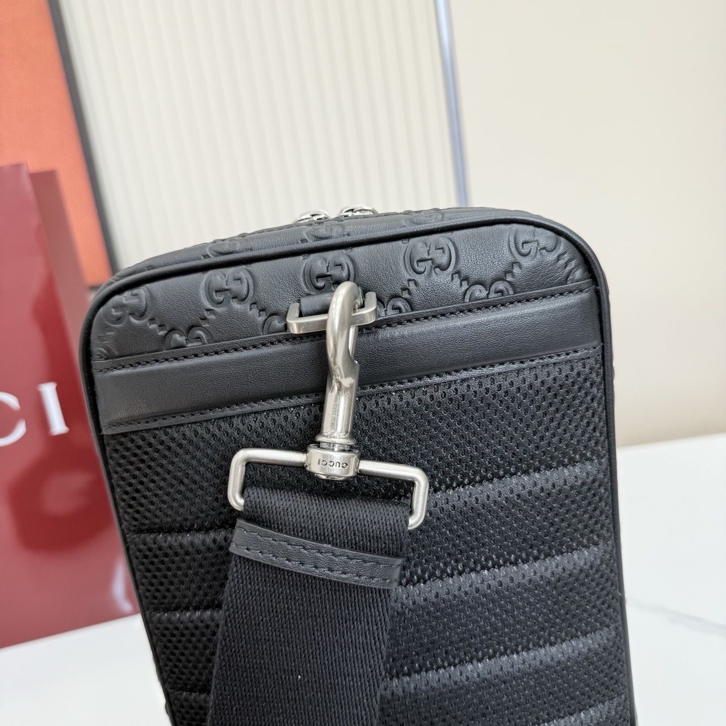 GG Emblem Small Crossbody Bag 862915 GG Emblem Small Crossbody Bag 862915