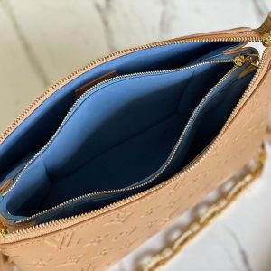 LV Coussin PM Monogram Embossed Puffy Cream For Women, Women’s Handbags, Shoulder And Crossbody Bags M21261