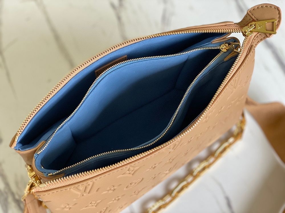 LV Coussin PM Monogram Embossed Puffy Cream For Women, Women’s Handbags, Shoulder And Crossbody Bags M21261 LV Coussin PM Monogram Embossed Puffy Cream For Women, Women’s Handbags, Shoulder And Crossbody Bags M21261