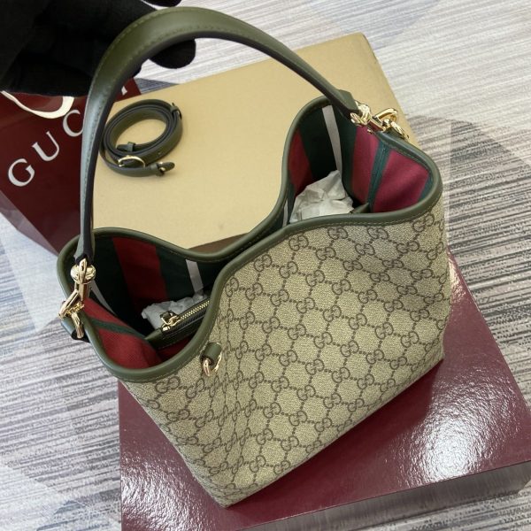 GG Emblem Small Bucket Bag 815103-1 QA