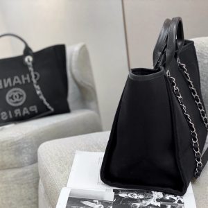 CN Large Deauville Pearl Tote Bag Black For Women A66941