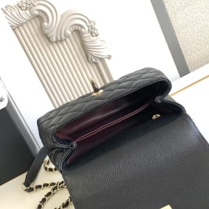 CN Classic Mini Flap Coco bag Top Handle Black For Women 2 6361d23e