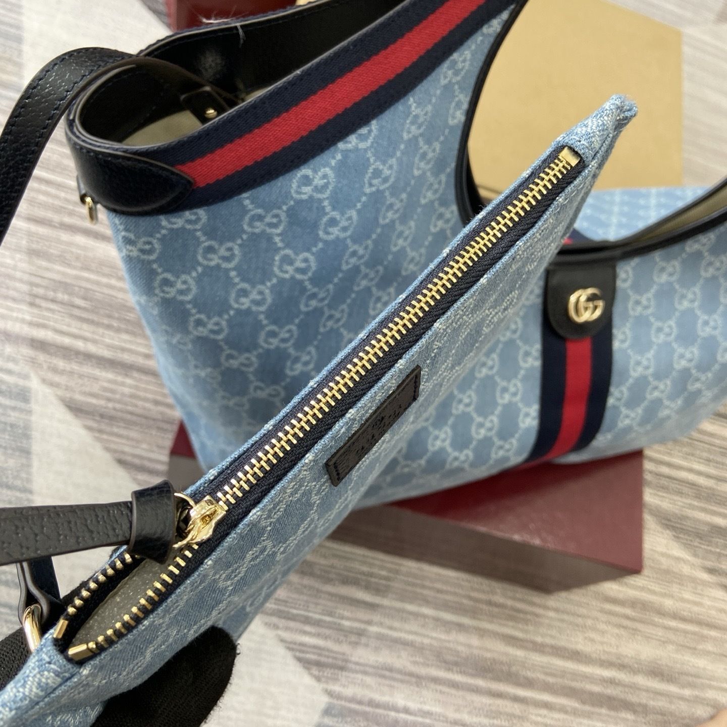 GG Giglio Large Tote Bag 853971 GG Giglio Large Tote Bag 853971