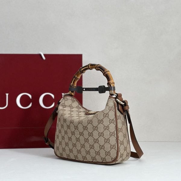 GG Diana Canvas Small Tote Bag 799865 QA