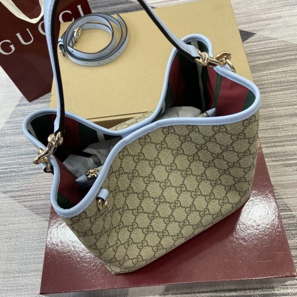 GG Emblem Small Bucket Bag 815103-1 QA