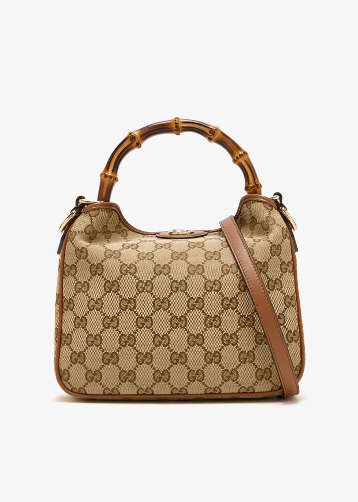 GG Diana Canvas Small Tote Bag 799865 GG Diana Canvas Small Tote Bag 799865