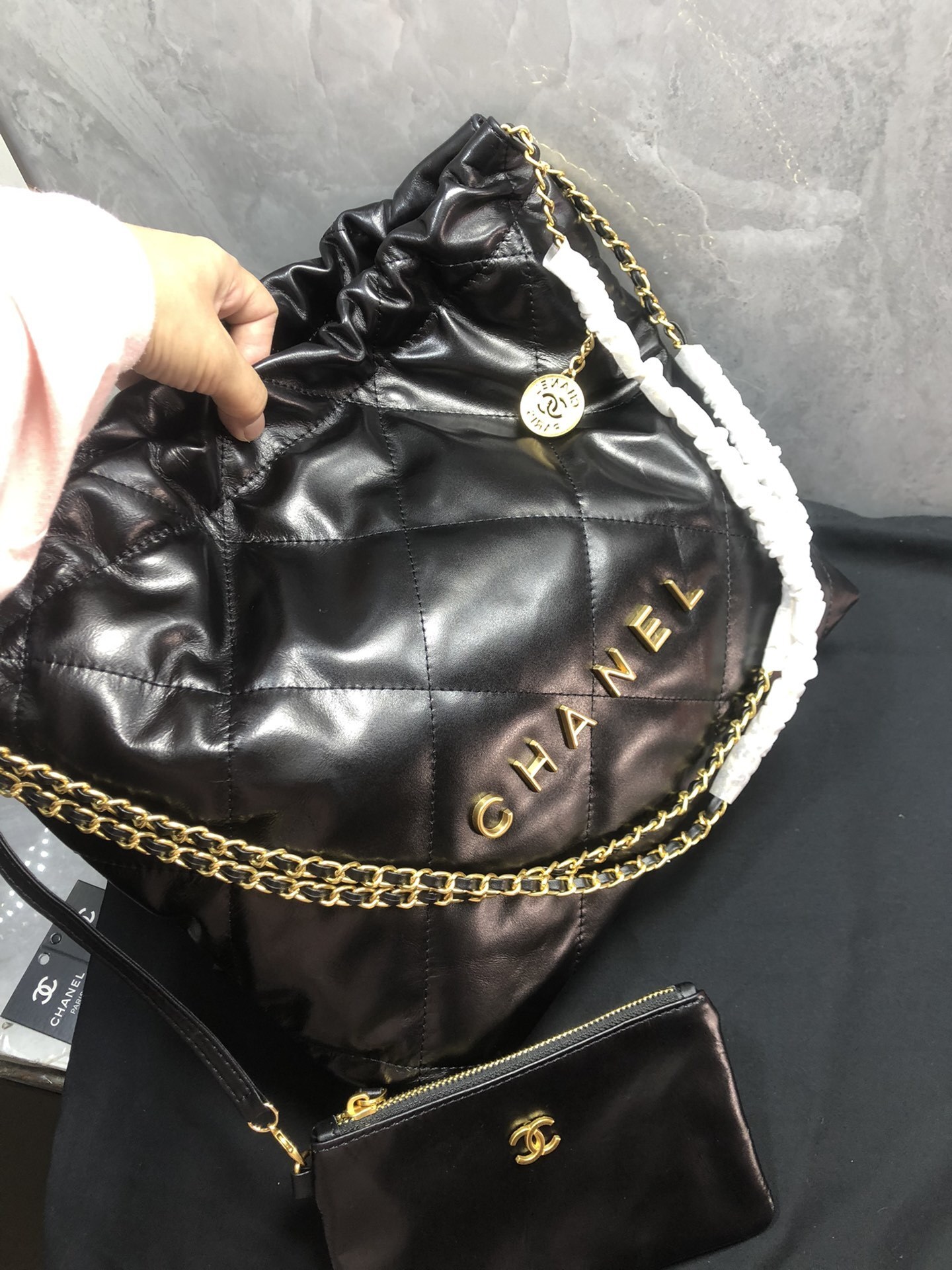 CN 22 Small Handbag Black For Women AS3260 B08037 94305 CN 22 Small Handbag Black For Women AS3260 B08037 94305