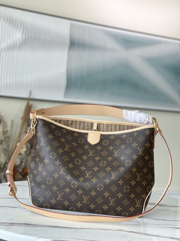 LV Delightful MM Monogram Canvas Natural For Women M40352 PA