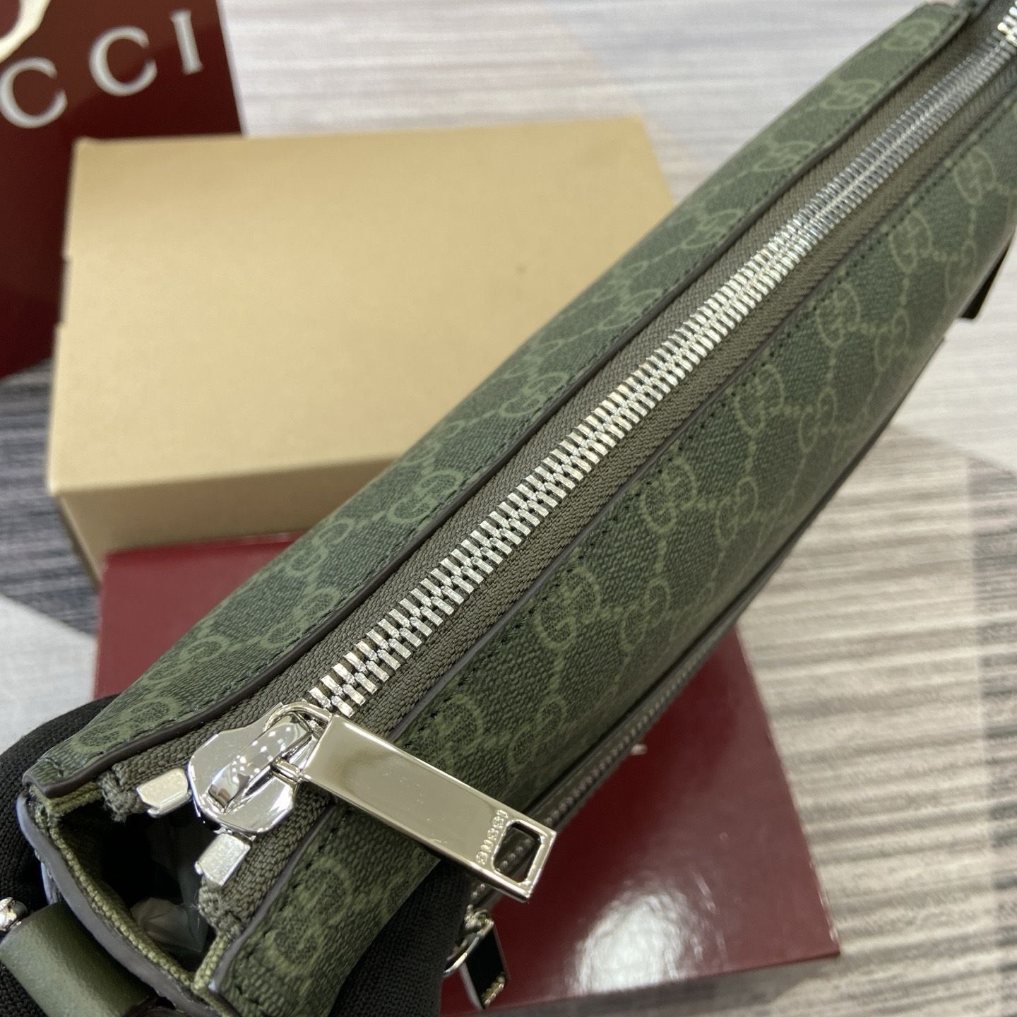 GG Monogram Small Messenger Bag 792081 GG Monogram Small Messenger Bag 792081