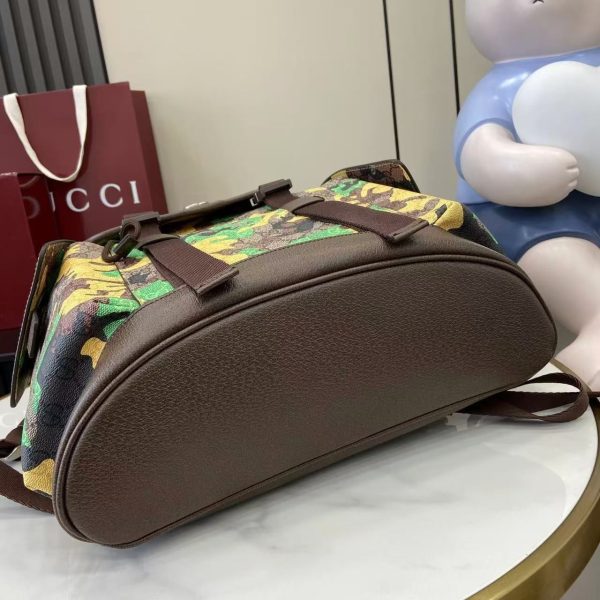 GG Canvas Large Camouflage Backpack 839110 QA