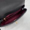 CN Medium Flap Coco Bag With Top Handle Black For Women A92990 QA