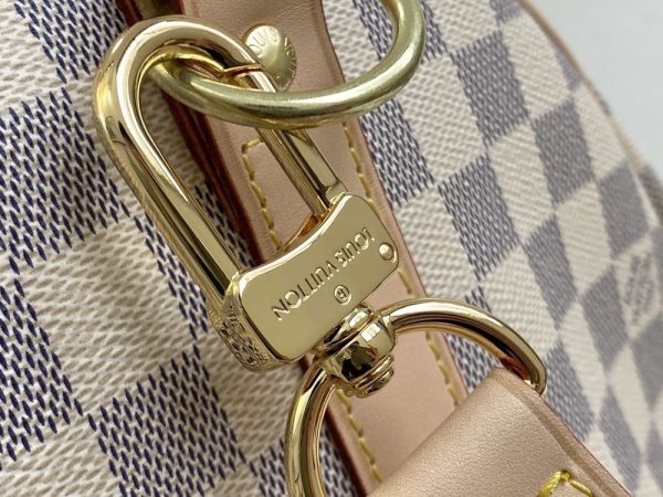 LV Keepall Bandouliere 55 Damier Azur Canvas For Women, Travel Bags N41429 PA