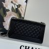 CN Boy Handbag Silver Hardware Black For Women A67086 QA