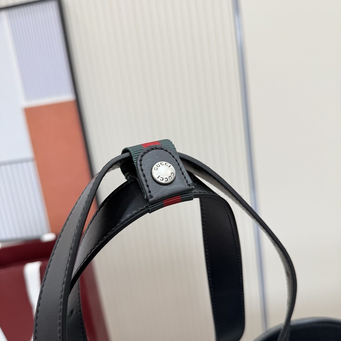 GG Emblem Large Tote Bag in Black 850218 GG Emblem Large Tote Bag in Black 850218