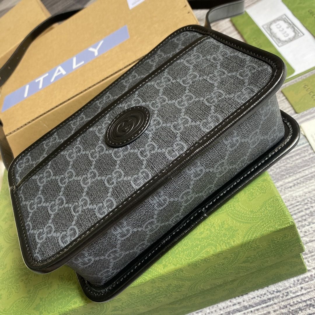 GG Supreme Interlocking Mini Bag 658572 GG Supreme Interlocking Mini Bag 658572