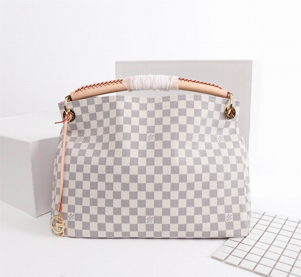 LV Artsy MM Damier Azur Canvas For Women N40253 LV Artsy MM Damier Azur Canvas For Women N40253