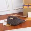 LV Bum Bag Monogram Canvas Brown M43644 PA