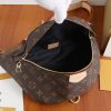 LV Bum Bag Monogram Canvas Brown M43644 PA