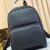 LV Campus Backpack Damier Infini Onyx Silver For Men N40306 PA