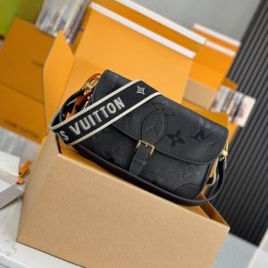 LV Diane Monogram Empreinte Black For Women M46386 2 Diane M46386 24x15x9cm gf 5 1168016 result