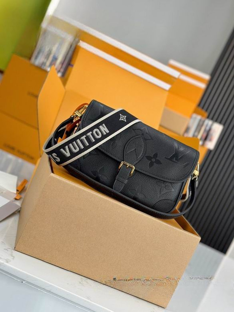 LV Diane Monogram Empreinte Black For Women M46386 LV Diane Monogram Empreinte Black For Women M46386