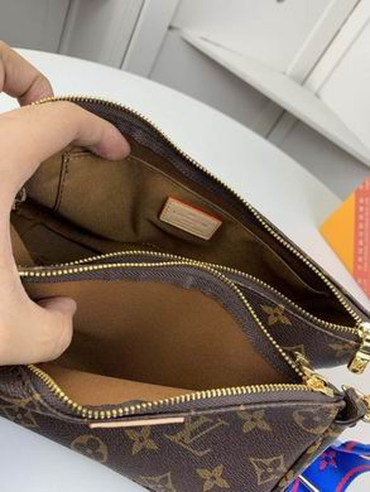 LV Multi Pochette Accessoires Monogram Canvas Blue For Women LV Multi Pochette Accessoires Monogram Canvas Blue For Women