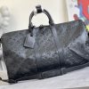 LV Keepall Bandoulière 50 Monogram Shadow for Men M44810 PA