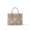 LV OnTheGo PM Bag Bicolor Light-Brown PA