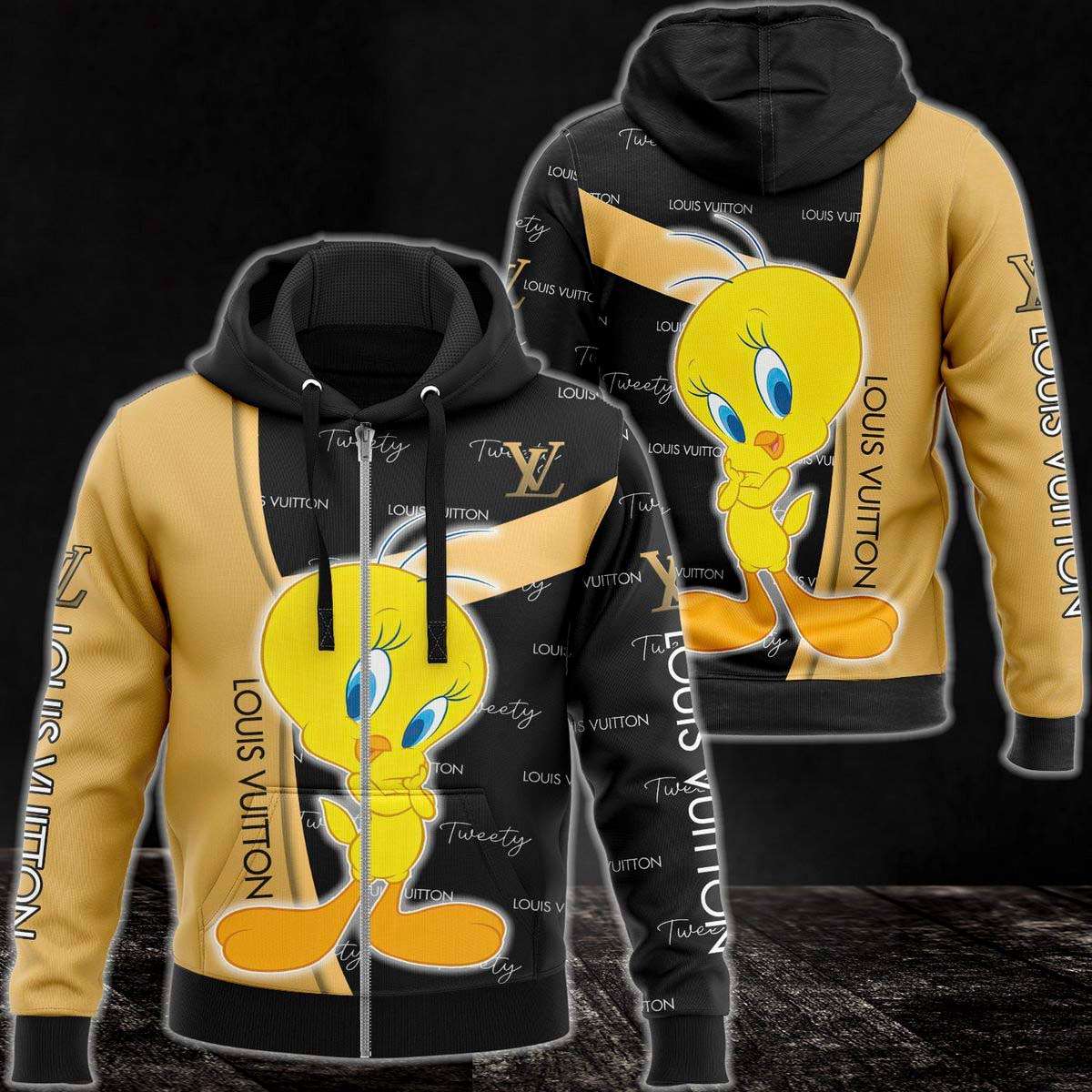 Louis Vuitton Tweety Luxury 3D Hoodie Limited Edition 013