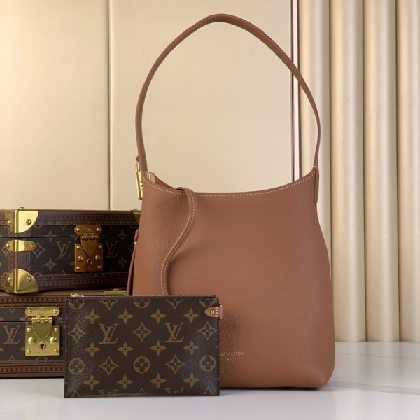 LV Low Key Hobo PM Cognac For Women M25354 PA