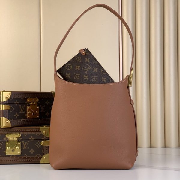 LV Low Key Hobo PM Cognac For Women M25354 PA