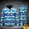 Luxury Louis Vuitton Dark And Light Blue White Mongram Pattern 3D Shirt And Pants 156