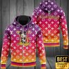 Luxury Louis Vuitton Hologram Color Monogram Pattern And Mickey 3D Shirt And Pants 166 Luxury Louis Vuitton Hologram Color Monogram Pattern And Mickey 3D Shirt And Pants 166