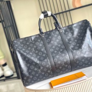 LV Keepall Bandouliere 55 Monogram Eclipse Canvas For Men, Men’s Bags, Travel Bags M40605 2 M40605 55X31X26cm WP 1 1849994 result