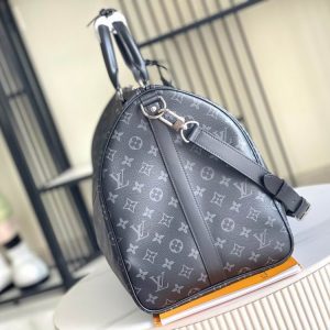 LV Keepall Bandouliere 55 Monogram Eclipse Canvas For Men, Men’s Bags, Travel Bags M40605 3 M40605 55X31X26cm WP 2 1849993 result