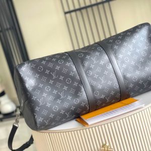 LV Keepall Bandouliere 55 Monogram Eclipse Canvas For Men, Men’s Bags, Travel Bags M40605 4 M40605 55X31X26cm WP 3 1849992 result