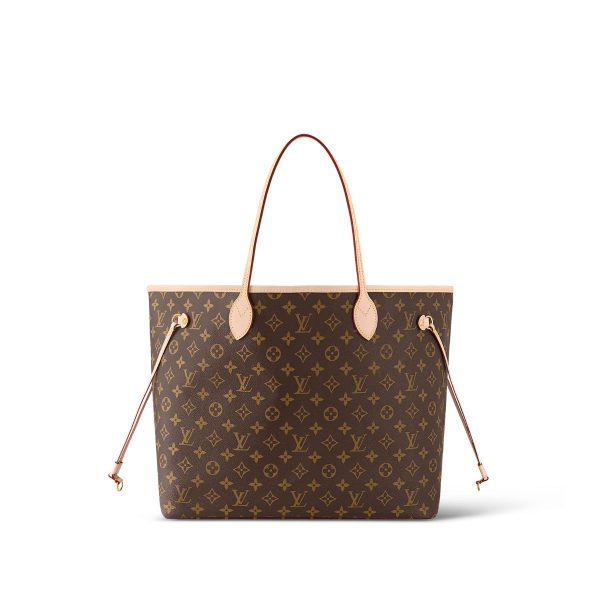 LV Neverfull MM Monogram Canvas Red For Women M46987 PA LV Neverfull MM Monogram Canvas Red For Women M46987 PA