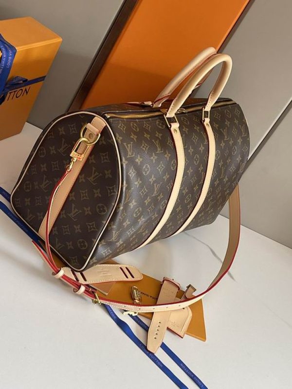 LV Keepall Bandoulière 45 Monogram Canvas Travel Bags M41418 PA