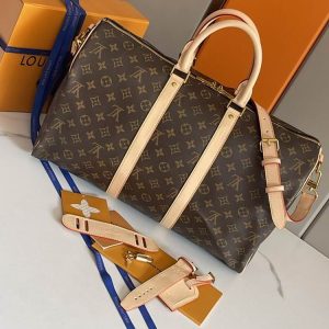 LV Keepall Bandoulière 45 Monogram Canvas Travel Bags M41418 3 M41418 45X27X20cm WP 2 1951259 result