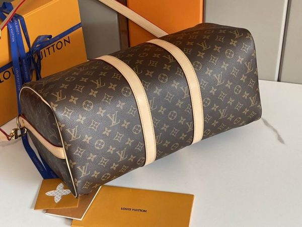 LV Keepall Bandoulière 45 Monogram Canvas Travel Bags M41418 PA