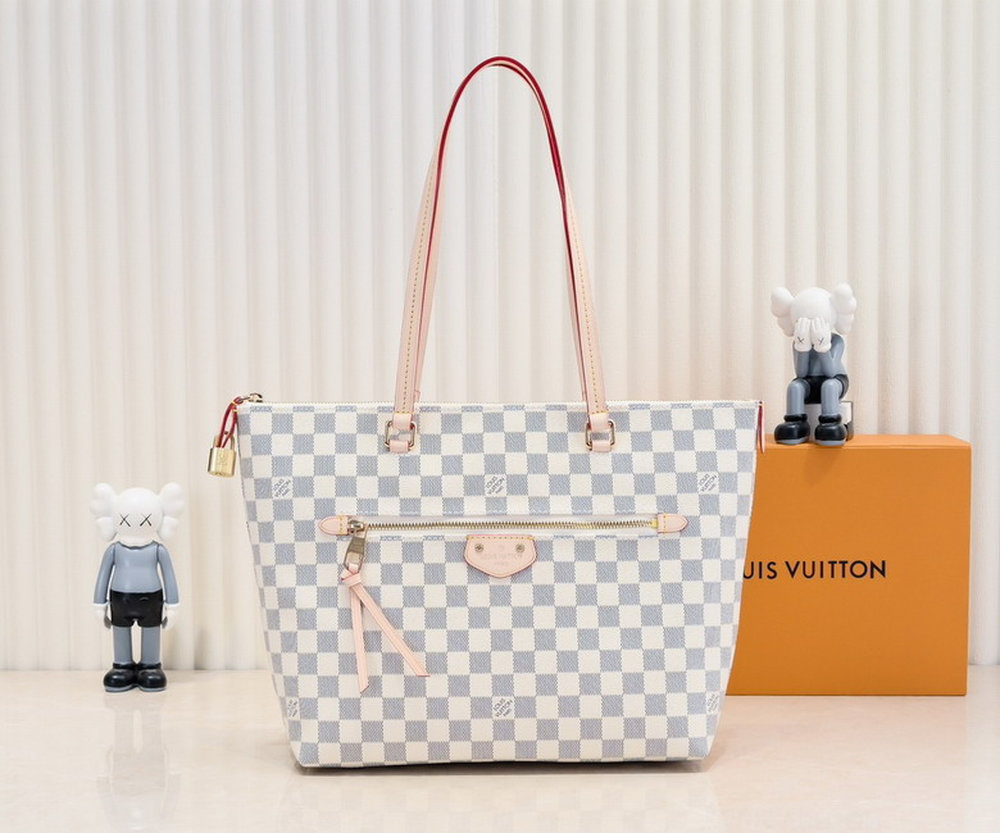 LV Lena MM Damier Azur Canvas For Women N44040 LV Lena MM Damier Azur Canvas For Women N44040