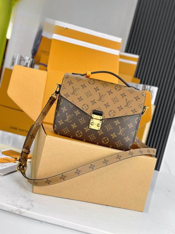 LV Pochette Metis Monogram Reverse Canvas For Women M44876 PA