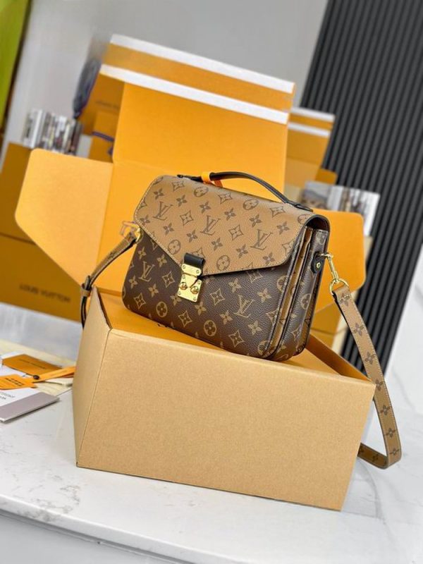 LV Pochette Metis Monogram Reverse Canvas For Women M44876 PA