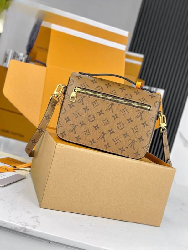 LV Pochette Metis Monogram Reverse Canvas For Women M44876 PA
