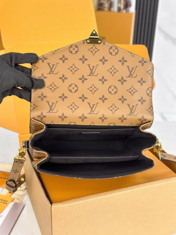 LV Pochette Metis Monogram Reverse Canvas For Women M44876 PA