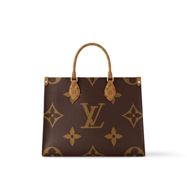 LV OnTheGo MM Monogram And Monogram Reverse Canvas For Women, Shoulder Bags M45321 PA LV OnTheGo MM Monogram And Monogram Reverse Canvas For Women, Shoulder Bags M45321 PA
