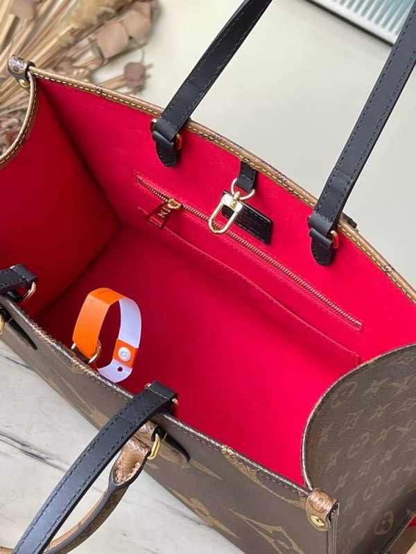 LV OnTheGo MM Monogram And Monogram Reverse Canvas For Women, Shoulder Bags M45321 PA LV OnTheGo MM Monogram And Monogram Reverse Canvas For Women, Shoulder Bags M45321 PA