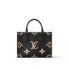 LV OnTheGo PM Tote Bag Black For Women M45659 PA