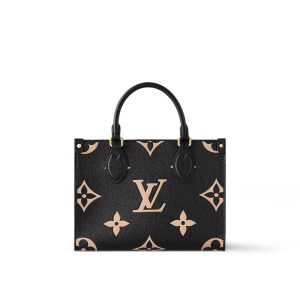 LV OnTheGo PM Tote Bag Black For Women M45659 LV OnTheGo PM Tote Bag Black For Women M45659